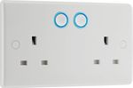 BG Electrical Nexus 800 Smart Double Power Socket 13A Touch Voice App Control
