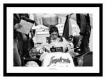 Ayrton Senna 1984 British Grand Prix Formula One Photo Memorabilia (805)