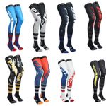 100% REV Knee Brace MX Socks,Enduro Performance Over the Knee Long MX Socks
