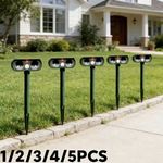 1-5 x Solar Ultrasonic Dog Cat Repellent Fox Pest Scare Deterrent Repeller Cabin