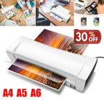 A4 A5 A6 Laminator Machine for Home or Office with Optional Laminating Pouches