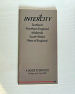InterCity Public Timetable Guide Scotland–W England & S Wales 13 May–7 Jul 1991