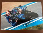 ALEX RINS HAND SIGNED 12X8” SUZUKI ECSTAR MONSTER YAMAHA MOTOGP LCR HONDA