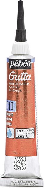 20ml Setasilk Water-Based Gutta Tube in Copper - Perfect for Silk Painting