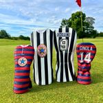 Newcastle United Golf Headcover Set Driver & Fairway Shearer 9 Ginola 14