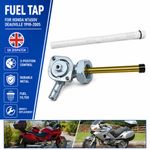 Fuel Tap Petcock For Honda NT650V Deauville 1998-2005 Metal Plastic Valve Kit 1x