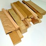 3kg Mixed Hardwood Offcuts Box. Oak Sapele, Beech Ash etc. Craft & woodworking