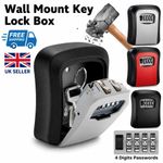 Key Safe Wall Mounted Police Approved Metal Key Lock Box 4 Digits HIGH SECURITY