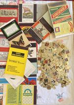 Huge Job Lot 130+ Vintage Cigar Labels/ Bands and matchbox covers 