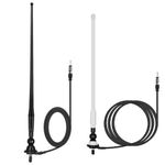 Marine Waterproof Rubber Antenna FM AM Boat Radio Aerial for Yacht ATV UTV Car 