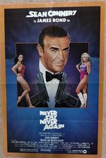 JAMES BOND 007: NEVER SAY NEVER AGAIN Original One Sheet Movie Poster - 1983