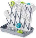 Baby Bottle Drying Rack 20-Hook Space-Saving Countertop Organizer for Bottles