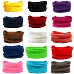 THIN BLACK FACE MASK TUBE NECK SCARF SNOOD BALACLAVA SKI CYCLE BIKER BMX BANDANA