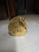 Antique Clock Mechanism Working But I Don't Tested For Spares And Repair