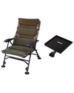 Fishing Chair Padded Recliner FREE SIDE TRAY SALE PRICE