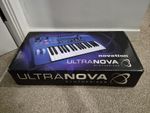 Novation UltraNova Keyboard Synthesiser w/ Mic AC Adapter Original Box