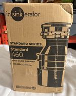 Insinkerator Standard 460 food waste disposal, undersink unit 80367H Tatty Box