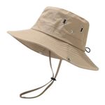 Mens Sun Hat Wide Brim Waterproof UV Protection Safari Bucket Fishing Hiking NEW