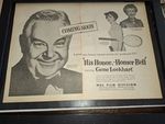 His Honor, Homer Bell Rare Original 1954 Promo Poster Ad Framed