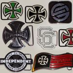 SANTA CRUZ & INDEPENDENT  - Belt Buckle - Skateboard / Surf / Snowboard