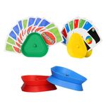 4PCS Triangle Playing Card Holders – Hands-Free Stand for Poker & Board Games