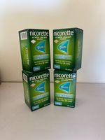 4x Nicorette Icy White Nicotine Replacement Gum Smoking Aid. 4mg - 105 Pieces