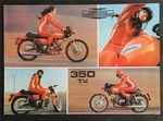 AERMACCHI HARLEY DAVIDSON 350 TV Motorcycle Sales Brochure Multilingual c1971