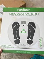 Reviber Circulation Stim EMS Unit Lower Leg & Foot Exerciser CY-8902