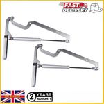 2Pcs Keter Hinges Replacement For Store It Out Arc/Max/Ace/Prem 1150 XL/Elite