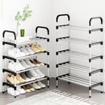 3 4 5 6 TIER SHOE RACK STAND STORAGE ORGANISER LIGHTWEIGHT COMPACT SPACE SAVE