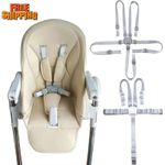 Adjustable 5 Point Harness Baby Safety Strap Belt High Chair Straps Fixed Belts
