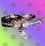BEAVERTOWN Skull/Bones LANYARD Key Chain Clip NEW Pub Bar Club Staff Hen Stag Do