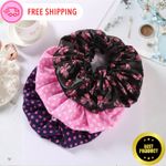 3X Shower Cap Women Bath Hat Hair Reusable Elastic Salon Cover Waterprof Bathing