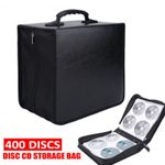 400 Disc DVD CD Storage Case Album Folder Sleeves Wallet Carry Bag Organizer New