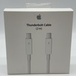 GENUINE OFFICIAL APPLE THUNDERBOLT 2 CABLE 2M A1410 WHITE MD861ZM/A ORIGINAL