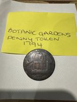 1794 Bath, Somerset halfpenny Conder token -  Botanical Gardens