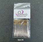 Cross Stitch Needles Embroidery Tapestry Gold Tail Sizes 24 pack of 100