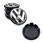 4pcs black for 56mm  65mm 68mm Car emblem Wheel hub Center Hubcap Cover