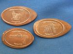 ELONGATED PRESSED PENNIES x3 Wicksteed Park, Kettering