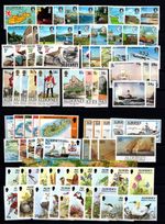 ALDERNEY 1983-1999:  COMPLETE FOR PERIOD:  19 SETS + 6 M/S + 2  DEFINS.  MNH