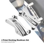 Docking Hardware Kit 4 Point Chrome For Harley Touring Road Glide King 2014-2025