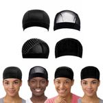 Wig Making Dome Cap – Stretch Mesh & Spandex Wig Caps with 13x4 Frontal Mesh