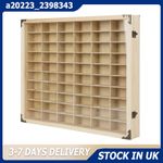 60Grids Wooden Display Case 1/64 Car Model Diecast Car Matchbox collection rack