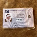 International Flying Licence Santa Joke/Prank Card for Children Age 8-11