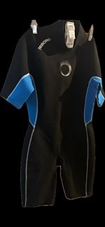 Tribord Men's Shorty Wetsuit Shorties Black/Blue Size M Wetsuits