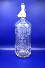 Cantrell & Cochrane C&C Irish Glass Etched Soda Bottle