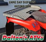 TRX 420 2014+ Rear Cargo Alloy Tray, Dog Tray, Alloy checker plate ATV TRAY
