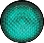 GE Roadway Lighting VLA Model LED Signal Module 12” Green/Clear, DR6-GCFB-VLA