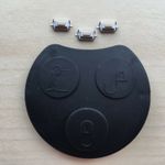 FOR SMART Car 3 button REMOTE KEY FOB Case Shell Repair Kit  with Micro switches