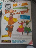 Fiddler on the Roof 13/02 -18/03/1989 Theatre Programme Theatre Royal Plymouth 